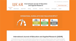 Desktop Screenshot of ijear.org